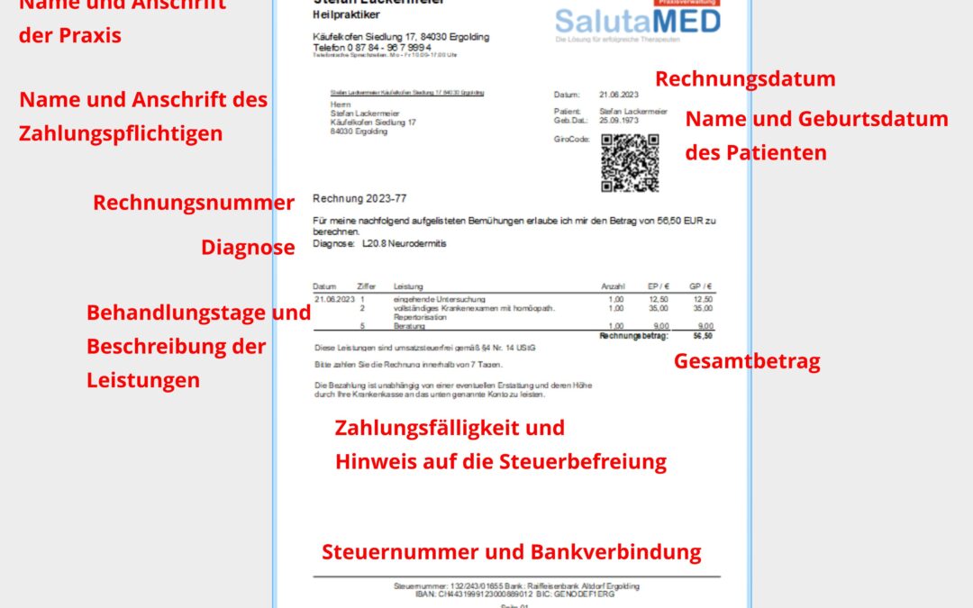 Forderungs-Management in einer Naturheilpraxis